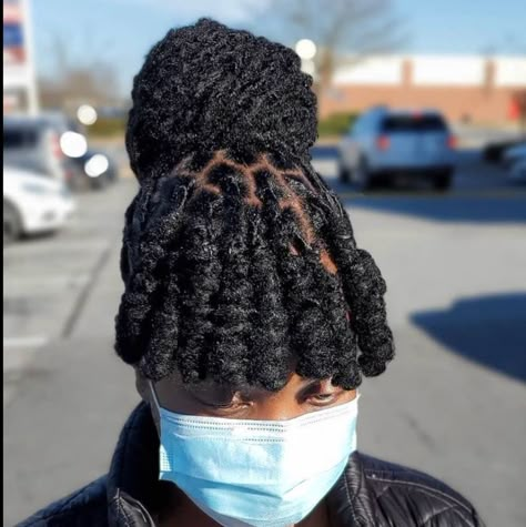 Loc Space Buns, Sisterlocks Hairstyles, Mens Dreadlock Styles, Loc Ideas, Dreadlocks Styles, Short Dreadlocks Styles, Dreads Styles For Women, Healthy Shiny Hair, Natural Hair Weaves