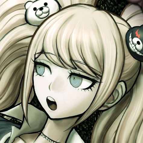 junko enoshima icon Alien Stage, Danganronpa, Anime Character, Hair, Anime