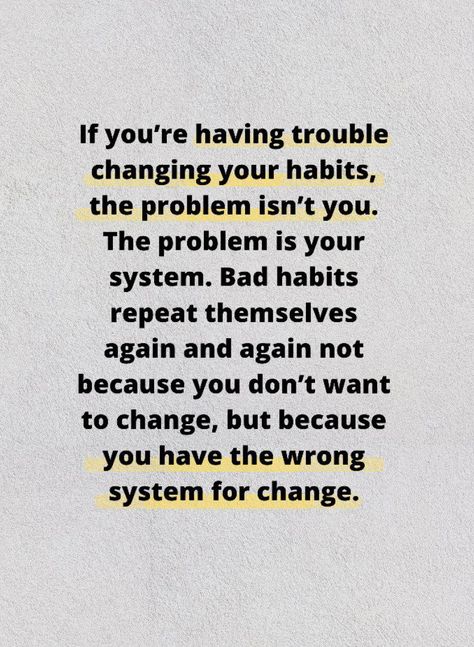 Habits Book, Holistic Fitness, James Clear, Habit Formation, Atomic Habits, Counseling Activities, Books Quotes, Bettering Myself, Bad Habits