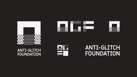 Anti-glitch Foundation on Behance Glitch Typography, Glitch Logo, Abstract Ideas, Logo Design Inspiration Branding, Font Setting, Visual Branding, Branding Graphic Design, Design Grafico, Design Typography