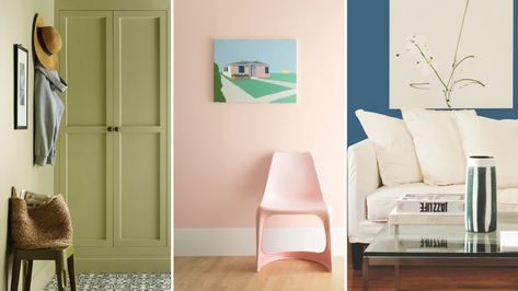 The colors you'll see everywhere in 2020 - Reviewed Glidden Paint, Ppg Paint, Minty Fresh, Wellness Trends, Dunn Edwards, White Shelves, Low Cabinet, Home Center, Latest Colour