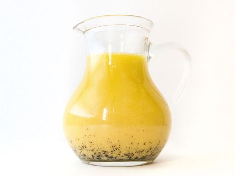 This classic, sweet-tart Hawaiian dressing gets a peppery kick from ground up papaya seeds. Drizzle over baby lettuce or papaya flesh. Papaya Seed Dressing Recipe, Papaya Seed Dressing, Saveur Recipes, Papaya Recipes, Salads For A Crowd, Papaya Seeds, Fresh Salad Recipes, Papaya Salad, Pickled Veggies