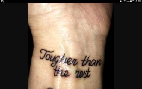 Bruce Springsteen Tattoo Lyrics, Bruce Springsteen Tattoo, Springsteen Tattoo, Springsteen Lyrics, Love My Wife Quotes, Becoming A Tattoo Artist, Lyric Tattoos, Cute Tats, Weird Tattoos