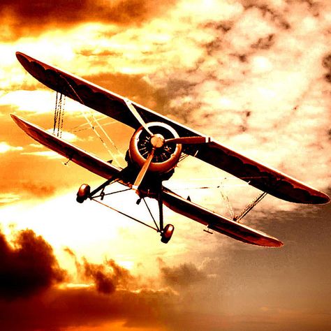 Take Off by Heaven`s Gate (John), via Flickr Vintage Plane Aesthetic, Grass Airstrip, Hiveswap Friendsim, Biplane Vintage, Airport Control Tower, Plane Photography, Dramatic Sunset, Old Planes, England Photography