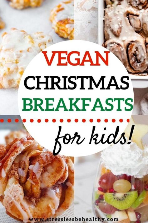 Christmas Breakfast No Eggs, Vegan Thanksgiving Breakfast, Egg Free Brunch Ideas, Christmas Breakfast Ideas No Egg, Vegan Christmas Breakfast Casserole, Dairy Free Christmas Breakfast, Vegan Holiday Breakfast, Egg Free Christmas Breakfast, Eggless Christmas Breakfast Ideas