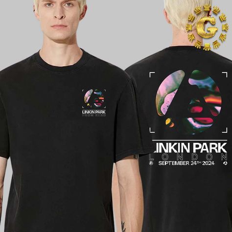 Linkin Park From Zero Texture Black Tee At The O2 In London September 24th 2024 Two Side Unisex T-Shirt (Copy) Check more at https://goldteelic.com/product/linkin-park-from-zero-limited-edition-tour-tee-at-the-o2-in-london-september-24th-2024-two-side-unisex-t-shirt/ Linkin Park Merch, Linkin Park, Black Tee, Siding, London, T Shirt, Black