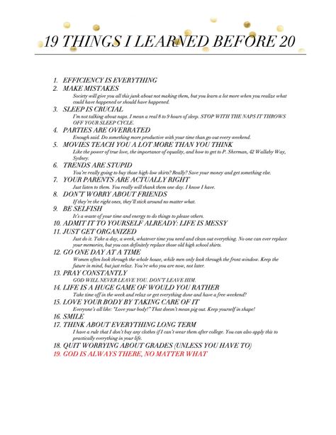 What I Have Learned This Year, 25 Things I Learned By 25, 22 Things I Learned At 22, 30 Things I Learned In 30 Years, 20 Things I Learned In 20 Years, Things I’ve Learned This Year, Things I Learned In My 20s, Things To Learn In Your 20s, Things I Wish I Knew In My 20s