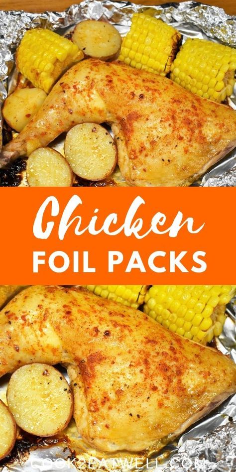 Chicken Foil Pack, Foil Wrapped Chicken, Chicken In Foil, Chicken Foil Packs, Chicken Foil Packets, Foil Pack Dinners, Foil Packet Dinners, Foil Pack Meals, Foil Dinners