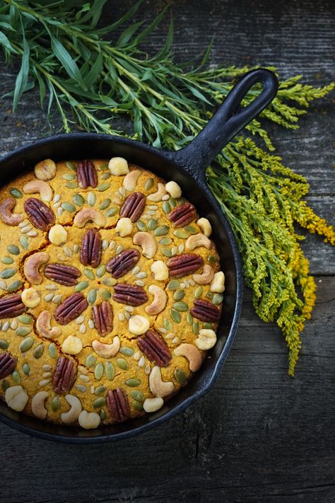 Goldenrod Cornbread to Hail Harvest Season and Dispel Melancholy — The Wondersmith Eeveelution Gijinka, Witch Foods, Flavored Cornbread, Lammas Lughnasadh, Goldenrod Flower, Gluten Free Cornbread, Foraged Food, Tapioca Flour, Wild Edibles