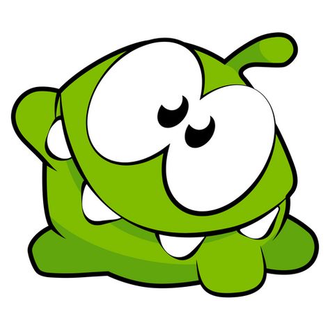 A sticker with a cute green Cut the Rope game character called Om Nom. He is an 8-year old monster and he adores candy. Get him quick in this Om Nom Sticker Cut The Rope Character, Cut The Rope Om Nom, Silly Cartoon Characters, Diy Uno Cards, Kissy Missy, Diy Plush Toys, Rainbow Cartoon, Uno Cards, Homemade Stickers