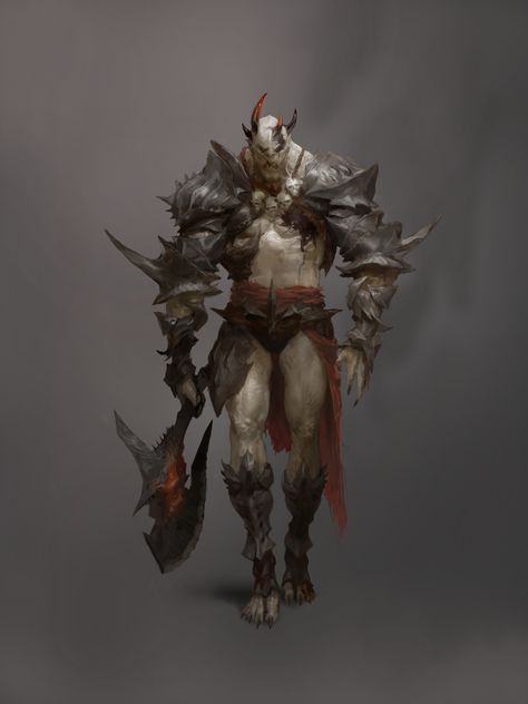 ArtStation - king of orc , jerry park Orc King, Strong Character Design, Demon Art, Fantasy Monster, Fantasy Warrior, 영감을 주는 캐릭터, Fantasy Rpg, Creature Concept, Fantasy Inspiration