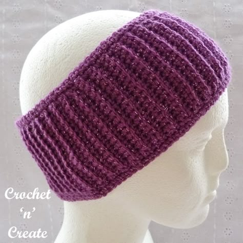 Crochet Ear Warmer Free Pattern Easy Knit Headband, Free Crochet Pattern For Headbands, Crochet Headband Pattern Free Bulky Yarn, Free Crochet Patterns For Headbands, Crochet Earwarmer Pattern Free Easy, Chunky Crochet Headband Pattern Free, Crochet Winter Headband Pattern Free, Knitted Headband Free Pattern Head Bands, Crocheted Headbands Free Patterns