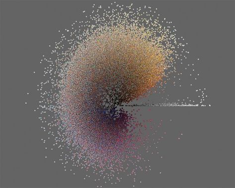 Data Art, Big Data Visualization, Data Map, Information Art, Information Visualization, Data Design, Graph Design, Collaborative Art, Gradient Design