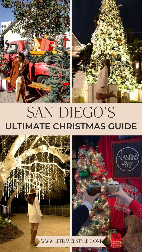 San Diego At Christmas, San Diego Things To Do In December, Christmas In San Diego, San Diego Winter Outfit, San Diego In December, San Diego Winter, San Diego Christmas, San Diego Bars, Hotel Del Coronado San Diego