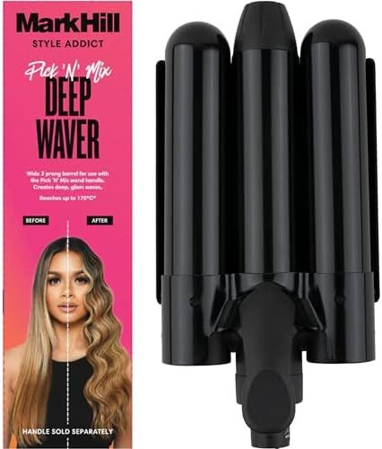 Mark Hill Pick 'N' Mix Interchangeable Curling Wand - Deep Mermaid Waver Barrel - 32 mm - Black (Handle Sold Separately) Check more at https://uk.productsoffer.in/mark-hill-pick-n-mix-interchangeable-curling-wand-deep-mermaid-waver-barrel-32-mm-black-handle-sold-separately/ Mermaid Waver, Mark Hill, Curling Wand, Black Mermaid, Pick And Mix, Wand Curls, Black Handle, Hair Products, Christmas List