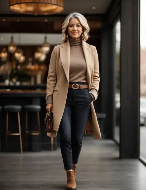 50 Casual Winter Outfits For Women Over 40 Classic Womens Fashion Over 40, The Limited Outfits, How To Dress Casual For Women, What To Wear With Jeans In Winter, Chic Outfits For Women In Their 40s, Stylish Outfit Ideas For Women, Winter Looks For Women 2024, 2025 Winter Outfits Over 50, Over40 Outfits For Women