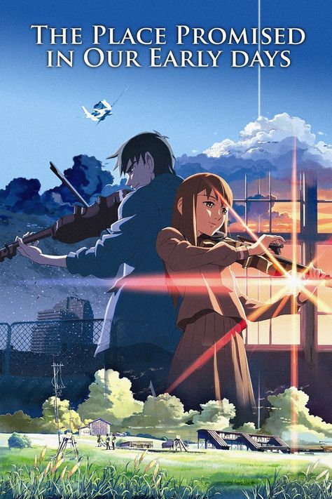 The place promised in our early days (2004) - Makoto Shinkai Japanese Animated Movies, Animes To Watch, Anime Titles, Anime Recommendations, Ghost In The Shell, Anime Reccomendations, Horror Music, Movie Genres, Western Movies