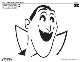 Pumpkin Carving template Dracula - Hotel Transylvania 2 Activities and Recipes | SKGaleana Hotel Transylvania Characters, Hotel Transylvania Birthday, Hotel Transylvania Party, Dracula Hotel Transylvania, Halloween Pumpkin Stencils, Hotel Transylvania 2, Pumpkin Stencils, Carved Pumpkins, Pumpkin Carving Patterns