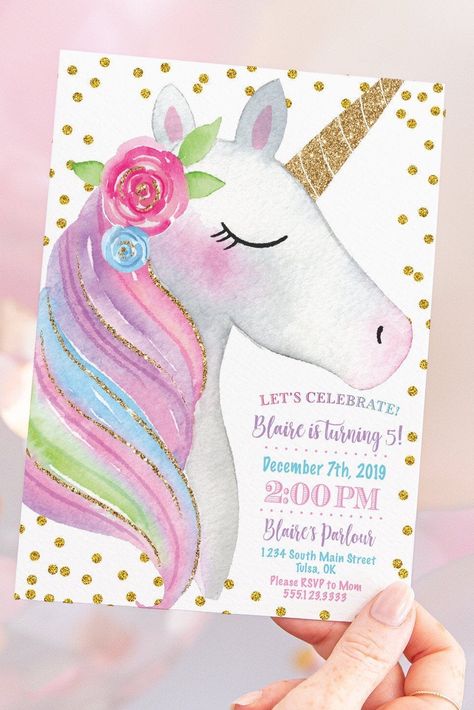 Printable Unicorn Birthday Invitations, Printable Unicorn Birthday, Unicorn Party Invites, Unicorn Birthday Cards, Unicorn Birthday Invitation, Unicorn Themed Birthday Party, Unicorn Birthday Invitations, Unicorn Invitations, Rainbow Birthday Party