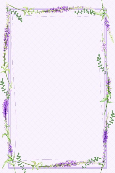 Aesthetic Border, Boarders Designs For Projects, Flower Background Images, Corak Bunga, Frame Floral, Vintage Flowers Wallpaper, Blue And Purple Flowers, Cat Air, Flower Circle