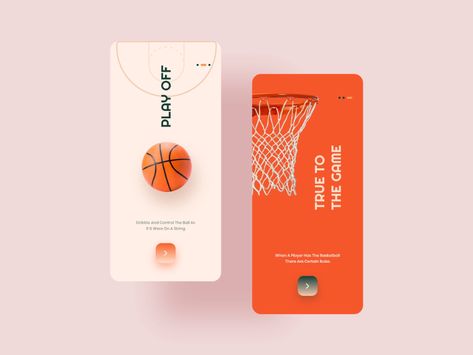 Onboarding Layouts - Play Off Basketball App by Akhil M on Dribbble Basketball App, Orange Images, Popular Shots, Web Design Agency, Adobe Creative, Design Jobs, Game App, Business Online, Grow Your Business