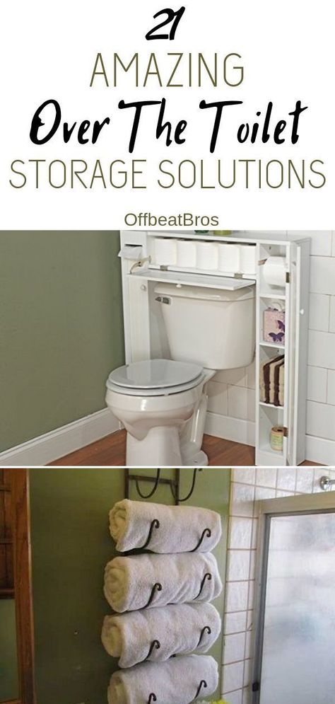 Here are some genius over the toilet storage ideas to utilize the most underused storage space in your toilet or bathroom. Over The Toilet Storage Ideas, Toilet Storage Ideas, Diy Bathroom Storage Ideas, Bathroom Organizing, Diy Organizing, Over Toilet Storage, Over The Toilet Storage, Bathroom Space Saver, Space Organization