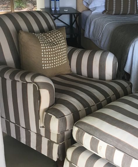 Striped Chair, Pin Stripe, Comfy Chairs, Naples, Bedroom, Furniture, White, Home Decor, Home Décor