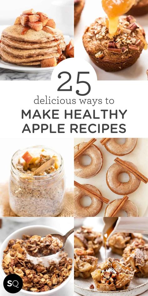 Low Calorie Apple Breakfast, Healthy Recipe With Apples, Healthy Ways To Use Apples, Healthy Apple Baking Recipes, Apple Cinnamon Recipes Healthy, Healthy Recipes Using Apples, Breakfast Apple Recipes Healthy, Apple Recipes Easy Healthy Snacks, Health Apple Recipes