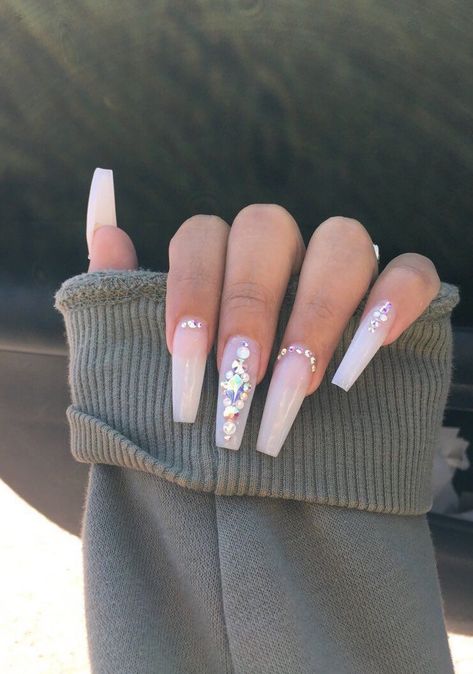 Red Acrylic Nails, Ombre Acrylic Nails, White Acrylic Nails, Her Nails, Long Acrylic Nails Coffin, Coffin Nails Long, Acrylic Nails Coffin Short, Diamond Nails, Pink Acrylic Nails