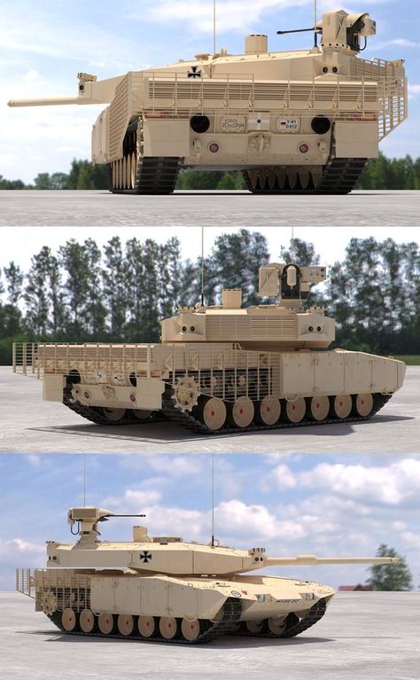 Leopard 2 MBT Revolution(Desert Tone) Future Tank, 3dsmax Vray, Truck Tank, Tank Armor, Armored Truck, Military Hardware, Military Armor, German Tanks, Battle Tank