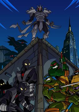 The second animated series starring Kevin Eastman and Peter Laird's characters, produced by 4Kids Entertainment under the direction of Lloyd Goldfine, with supervision by Laird and additional funding and input by toymaker Playmates. Often … Batman Tmnt, Ninga Turtles, Tmnt 2003, Turtles Forever, Teenage Mutant Ninja Turtles Artwork, Teenage Mutant Ninja Turtles Art, Ninja Turtles Artwork, Teenage Ninja, Tmnt Artwork