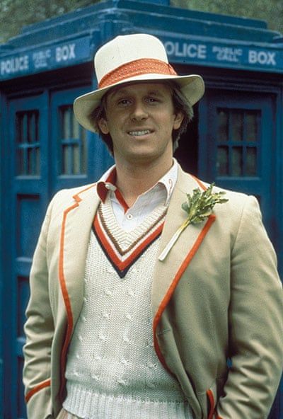 Doctor Who: actors who have previously played the famous Time Lord – in pictures | Television & radio | The Guardian Fifth Doctor Who, Panto Costumes, Dr Who Tom Baker, 5th Doctor, Doctor Who Actors, Fifth Doctor, Jon Pertwee, Peter Davison, Classic Doctor Who