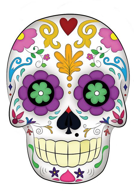 Dia de Los muertos Sugar Scull, Den Mrtvých, Day Of The Dead Art, Day Of The Dead Skull, Mexican Skulls, Candy Skulls, Manualidades Halloween, Day Of Dead, Sugar Skull Art