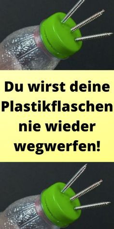 Du wirst deine Plastikflaschen nie wieder wegwerfen! Diy Pallet Couch, Plastic Recycling, Diy Videos, Pallet Diy, Life Hacks, Garden Design, Easy Diy, Garden Decor, Home Diy