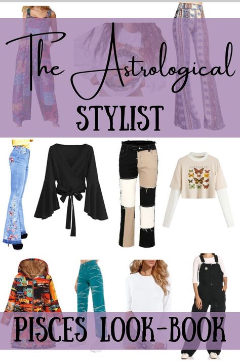 If you're a Pisces Sun, Moon, or Venus this look-book is filled with styles that will enhance and compliment your natural energy! Pisces are naturally creative, dreamy, and romantic. It's only right Pisces have a look-book filled with outfit inspirations just for them. #cuteoutfitideas #piscesaesthetic #cutepiscesoutfits #pisces Venus In Pisces Style Aesthetic, Pisces Fashion Outfits, Pisces Style Aesthetic, Pisces Rising Aesthetic Clothes, Venus Pisces Aesthetic, Pisces Venus Fashion, Pisces Rising Aesthetic Outfits, Pisces Birthday Outfit, Pices Venus Fashion