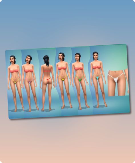 Sims 4 Clothing CC: Micro Thongs By ME Sims 4 Thong Accessory Cc, Sims 4 Thong Cc, Sims 4 Cc Thong, Mod Jacket, Sims 4 Cc Download, Toddler Tops, Sims 4 Collections, Best Sims, Basic Sweaters