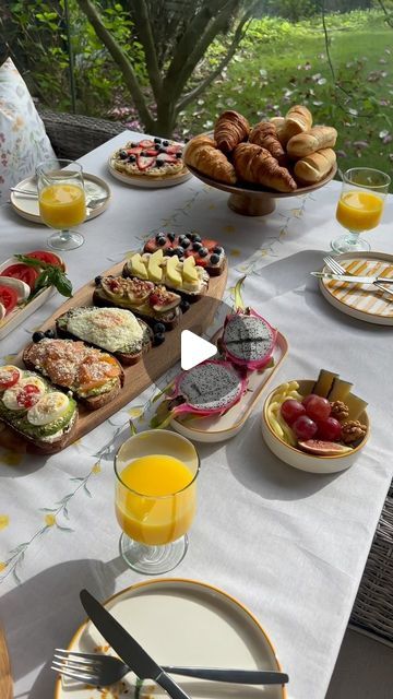 Irada Akhundova on Instagram: "Good morning☀️  Let’s set the breakfast table with me… . . . #set #setup #breakfast #tablesetting #tabledecor #design  #ideas #new #newpost #homemade #homedecor #spring #springtime #sunnyday #croissant #love #garden" Breakfast Table Setting Mornings, Lemon Breakfast, Breakfast Table Setting, Love Garden, Breakfast Table, The Breakfast, Croissant, Sunny Days, Good Morning