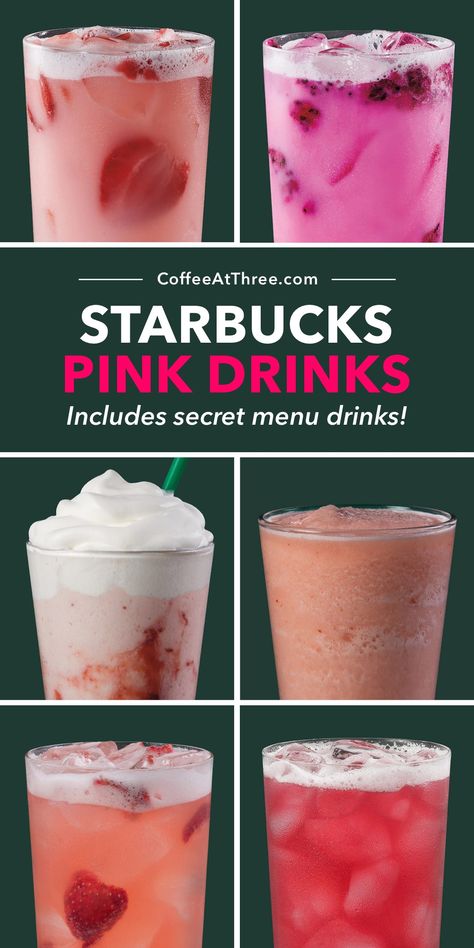 Starbucks Secret Menu Drinks Pink Drink, Recipe For Starbucks Pink Drink, Star Bucks Pink Drink Recipe, Starbucks Juice Drinks Recipes, Pink Drinks From Starbucks, Barbie Drink Starbucks Recipe, Pink Drink Add Ins, Starbucks Secret Menu Recipes Refreshers, Pink Starburst Drink Starbucks