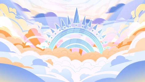 Amanda Heard 🦇 on Twitter: "I PAINTED SOME CLOUDS (and the gates of heaven nbd) ☁️✨ #HelluvaBoss https://t.co/r1ihndiELI" / Twitter Amanda Heard, Cool Colorful Backgrounds, Heaven Wallpaper, Hotel Landscape, Hotel Card, Hotel Concept, Scenery Background, Ange Demon, Iphone Homescreen Wallpaper