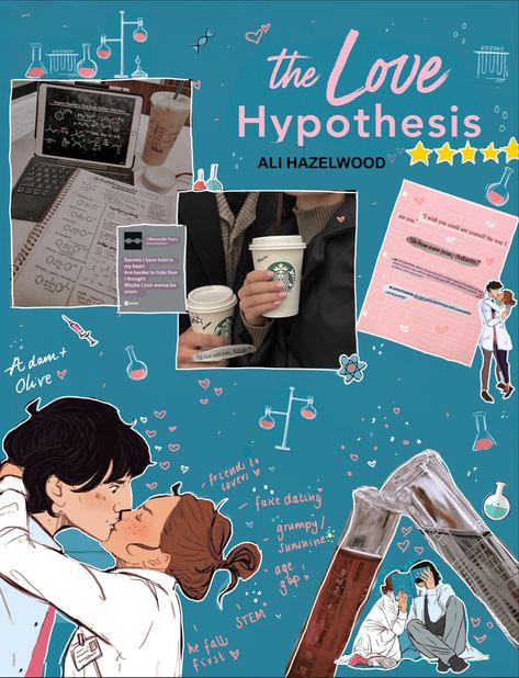 The Love Hypothesis Edit, Books Like The Love Hypothesis, The Love Hypothesis Book, Love Hypothesis Book, The Love Hypothesis Ali Hazelwood, The Love Hypothesis, Love Hypothesis, Book Collage, Book Edits