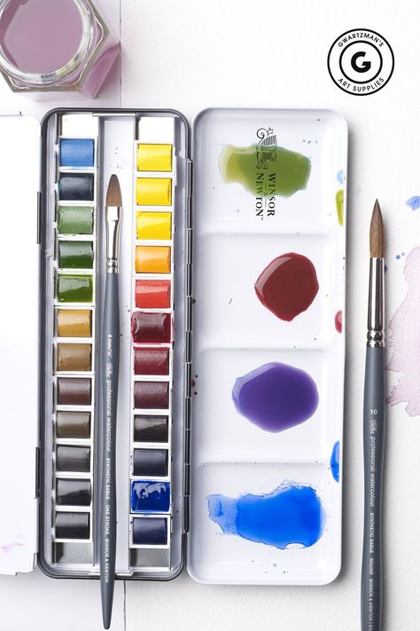 Join us on April 6th at 12:00 - 2:00pm in-store at Gwartzman's for a Winsor & Newton Professional Watercolour Mediums demo, with Nicki Traikos. All participants will get a free Winsor & Newton dot card to take home.

There will also be a raffle for a bundle valued over $100 of Winsor & Newton Professional Watercolours & Mediums!

If you can't join us on the 6th, we will be having an open table with all the products that were on demo in-store April 13th from 11:00am-5:00pm! Watercolour Palette, Open Table, Winsor Newton, Watercolor Palette, Winsor & Newton, Travel Set, In Store, Dots, Art