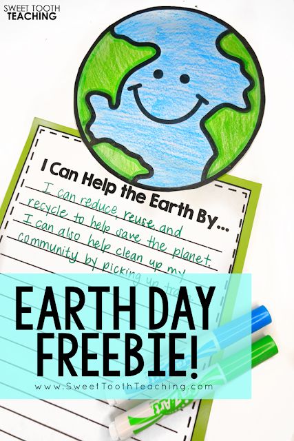 Earth Template Free Printable, Free Earth Day Activities, Earth Day Stem, Earth Day Ideas, Earth Day Facts, Preschool Displays, All About Earth, Recycling Activities, April Activities