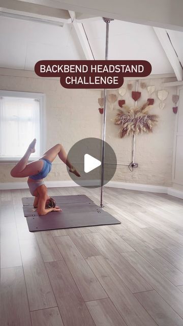 Headstand Challenge, Stag Head, Head Stand, Pole Fitness, Fitness Studio, Pole Dance, Strength Training, On Instagram, Instagram