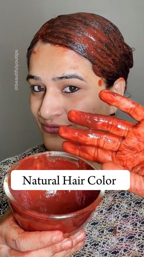 Get Rid Of Grey Hair, Natural Red Hair Color, Quick Hair Growth, Homemade Hair Treatments, Hair Care Remedies, Shine Hair, Natural Red Hair, Hair Care Recipes, Hair Growing Tips