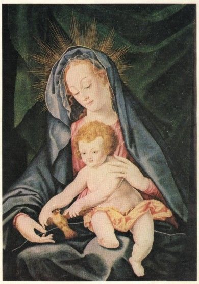 Bernardo Bitti Virgen del Pajarito -Catedral del Cuzco Giorgio Vasari, Google Art Project, Galleria D'arte, Istoria Artei, Sandro Botticelli, Art Sacre, Italian Painters, Madonna And Child, A4 Poster