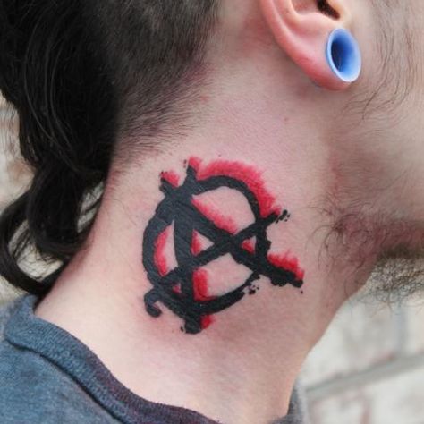 Symbols tattoos Anarchy Symbol Tattoo, Anarchy Sign, Anarchist Tattoo, Anarchy Tattoo, Teardrop Tattoo, Symbols Tattoos, Punk Tattoos, Anarchy Symbol, Punk Tattoo