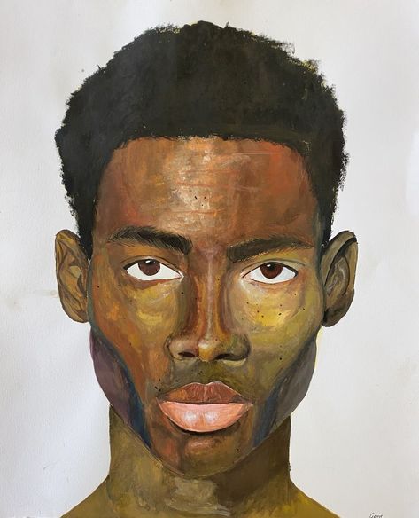 Drawing Resources, Painting Faces, Male Profile, Artwork Ideas, Abstract Art Wallpaper, Human Poses Reference, Human Poses, Black Man, Male Portrait