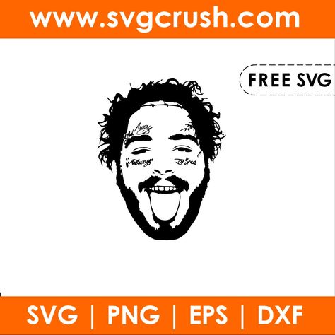 Post Malone T Shirt Ideas, Post Malone Svg Free, Post Malone Svg, Cinderella Silhouette, St Patricks Day Quotes, Free Svg Files For Cricut, Svg Kids, Free Cut Files, Free Svg Files