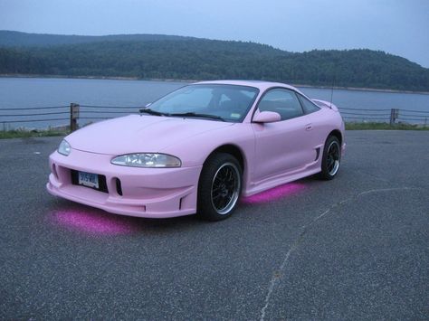 powder pink eclipse 1998 Mitsubishi Eclipse, 1995 Mitsubishi Eclipse, 2000 Mitsubishi Eclipse, Eclipse Gsx, 2001 Mitsubishi Eclipse Gt, Mitsubishi Eclipse Spyder, Girly Car, Mitsubishi Eclipse, Car Mods