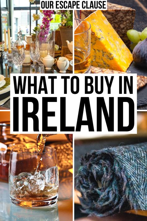 Planning a trip to Ireland and wondering what to shop for while you're there? Here are the best souvenirs from Ireland!  what to buy in ireland | best ireland souvenirs | ireland souvenir guide | shopping in ireland | ireland shopping guide | ireland travel tips | ireland vacation tips | best irish souvenirs | best things to buy in ireland | ireland souvenir ideas | best gifts from ireland | ireland gift guide | irish gift guide | what souvenirs to buy in ireland | ireland what to buy | Irish Souvenirs, Ireland Souvenirs, Ireland Travel Tips, Ireland Bucket List, Souvenir Ideas, Best Souvenirs, Best Things To Buy, Scotland Vacation, Trip To Ireland